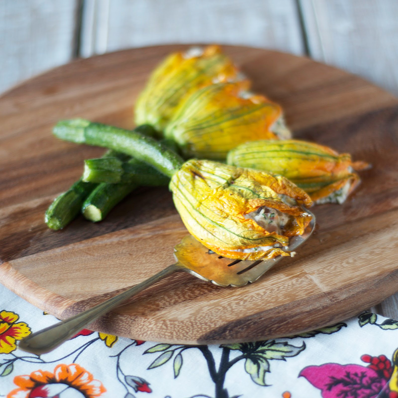 Baked Stuffed Zucchini Flowers Recipe Chew Town Food Blog