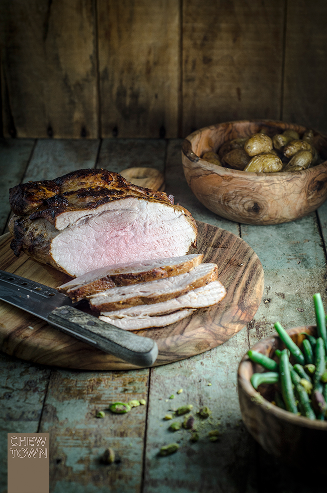 Maple Sugar and Spice Rubbed Roast Pork | Chew Town Food Blog