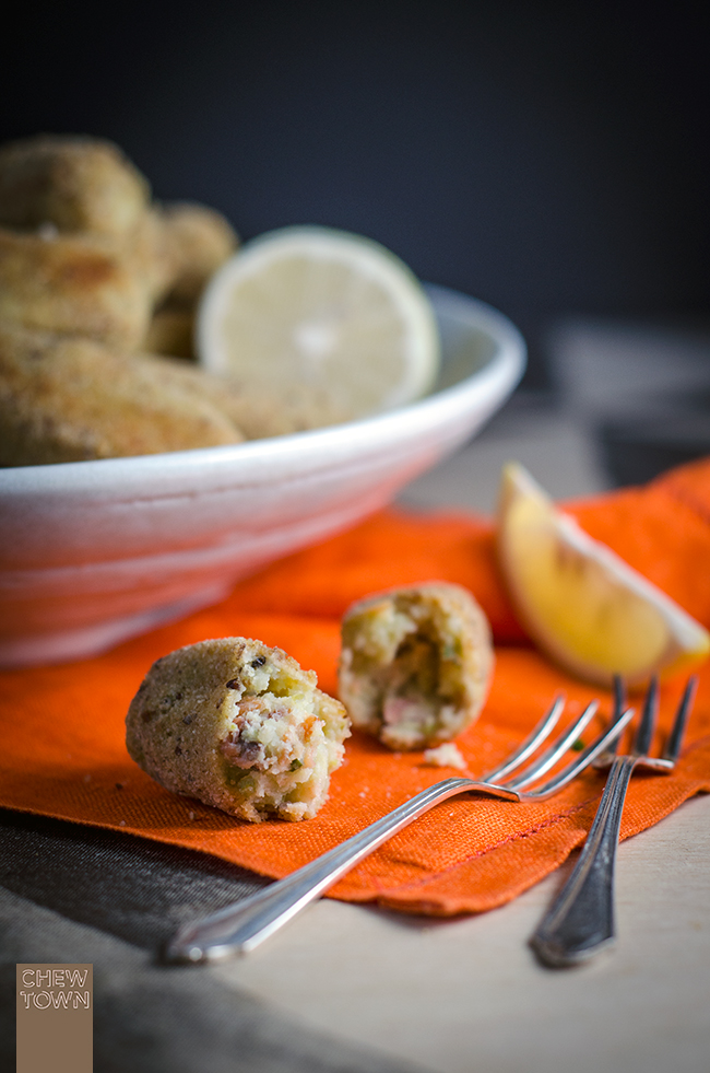 Smoked Salmon and Pea Croquettes | Chew Town Food Blog