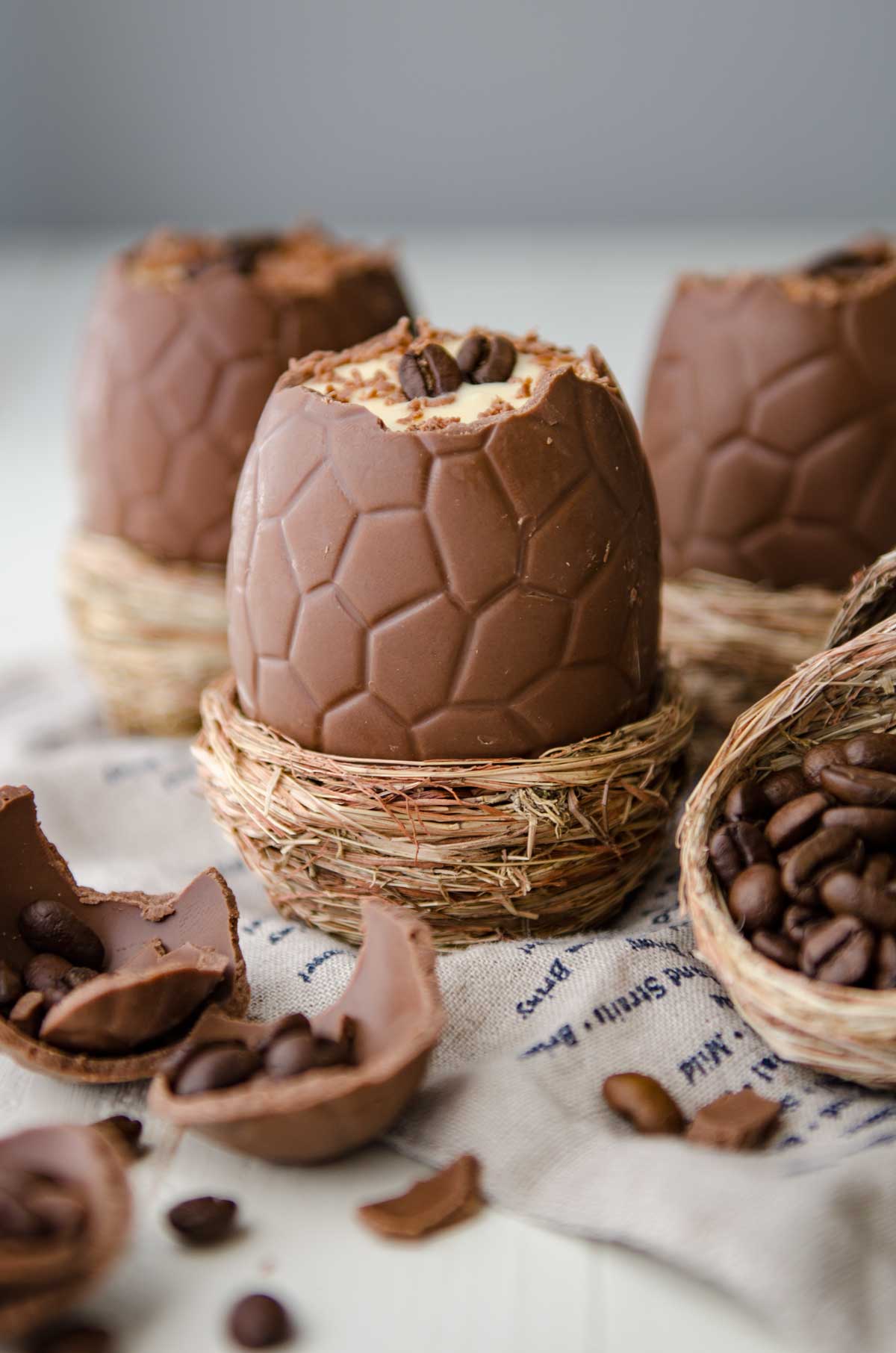 Tiramisù Filled Easter Eggs | Chew Town Food Blog