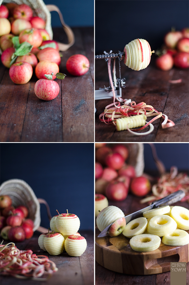 Coring apples