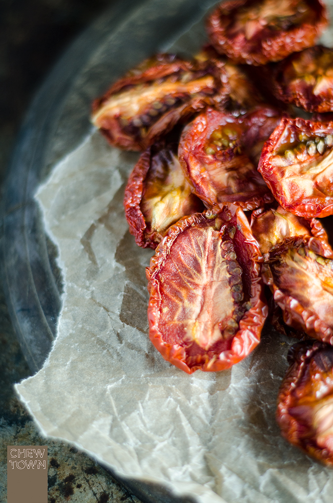 Semi-Dried Tomatoes Recipe | Chew Town Food Blog