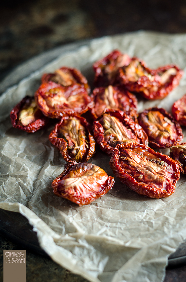 Semi-Dried Tomatoes Recipe | Chew Town Food Blog