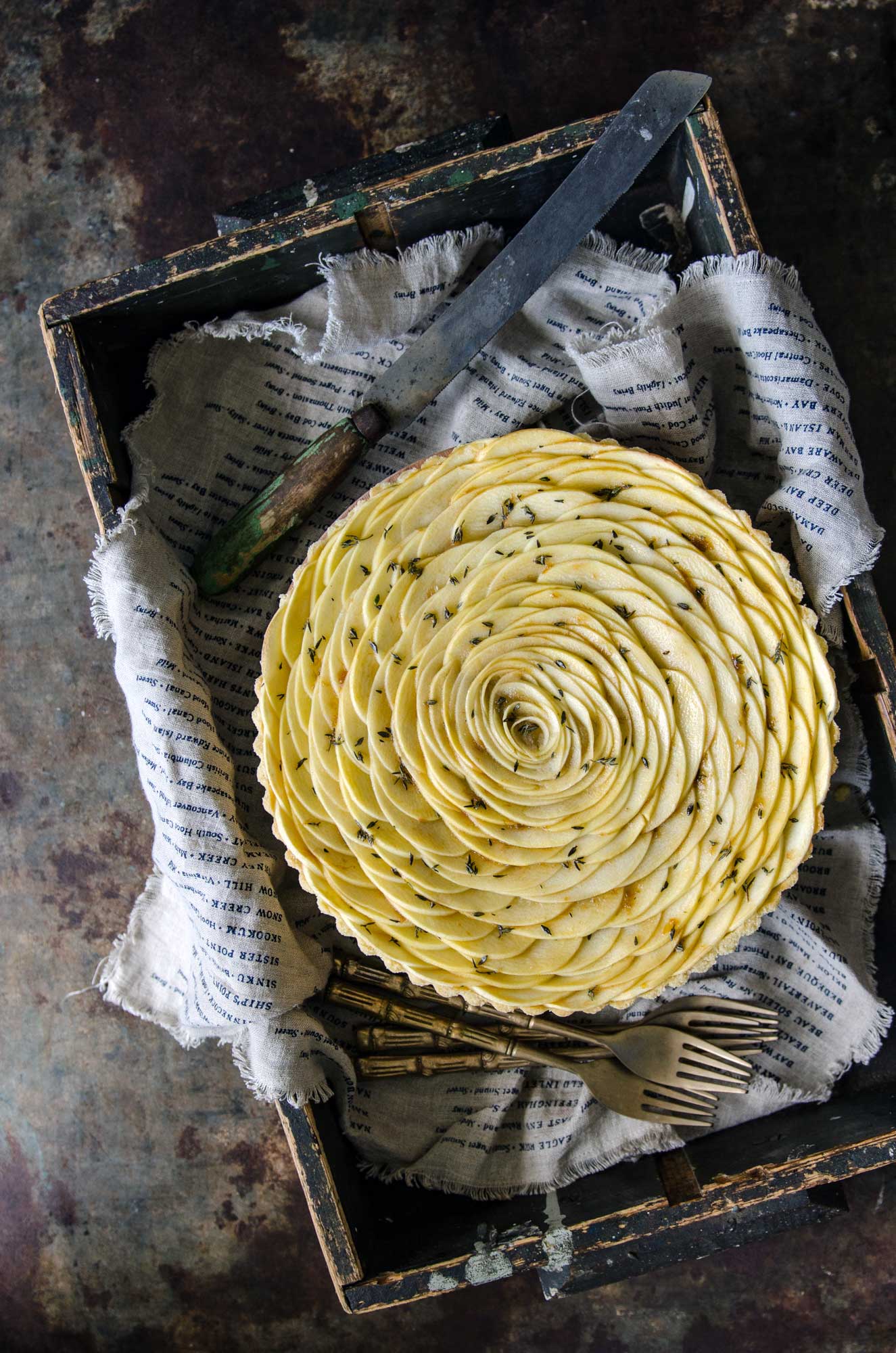 Kanzi French Apple and Thyme Tart Chew Town Food Blog