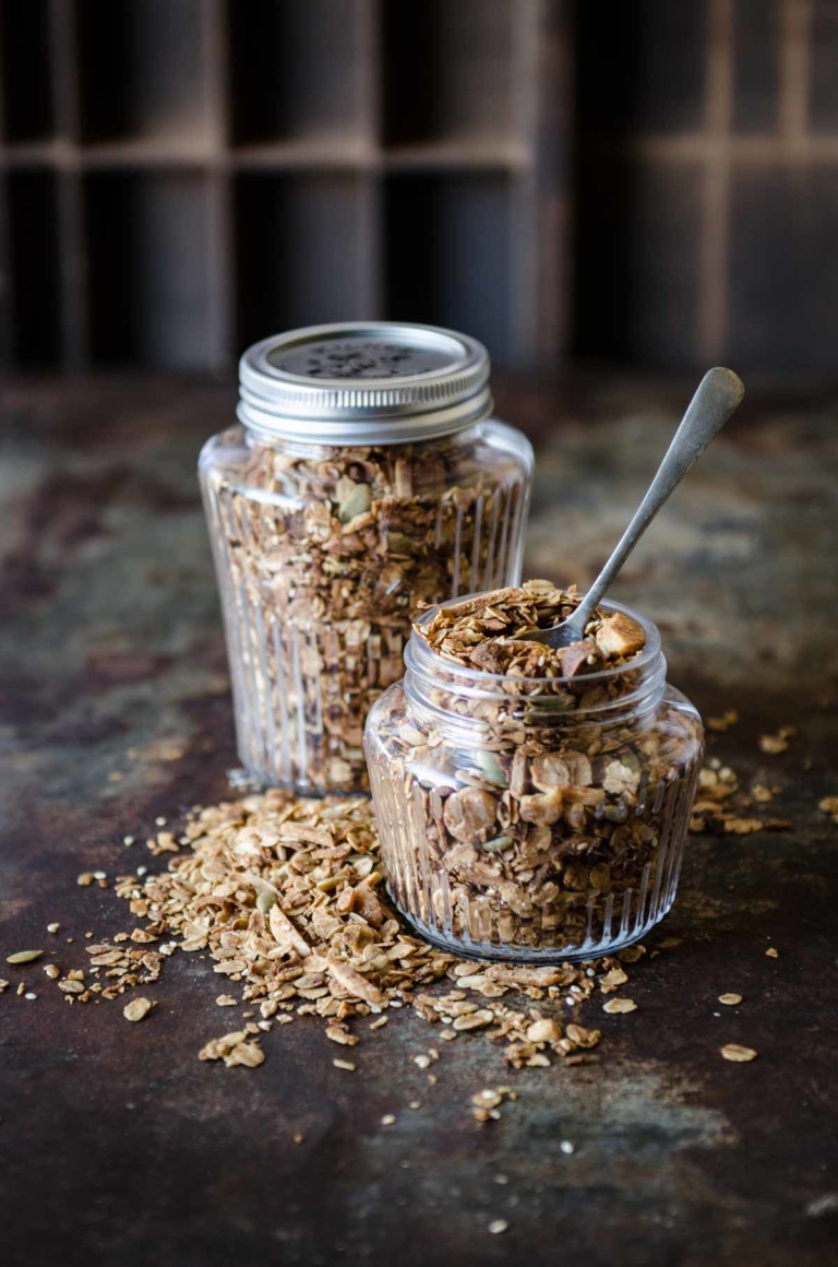 Coffee and Cardamom Granola Recipe Chew Town Food Blog